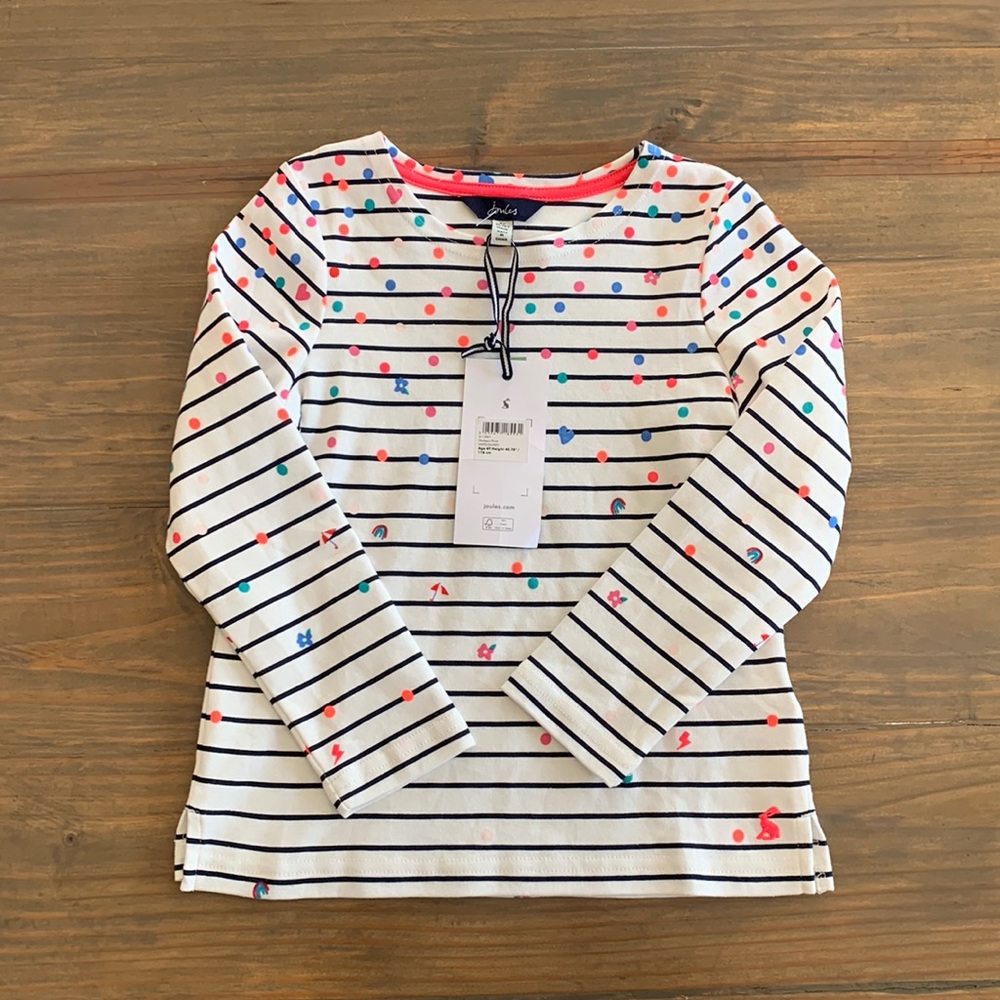 Joules harbor top. Size 6Y/116 cm. NWT!